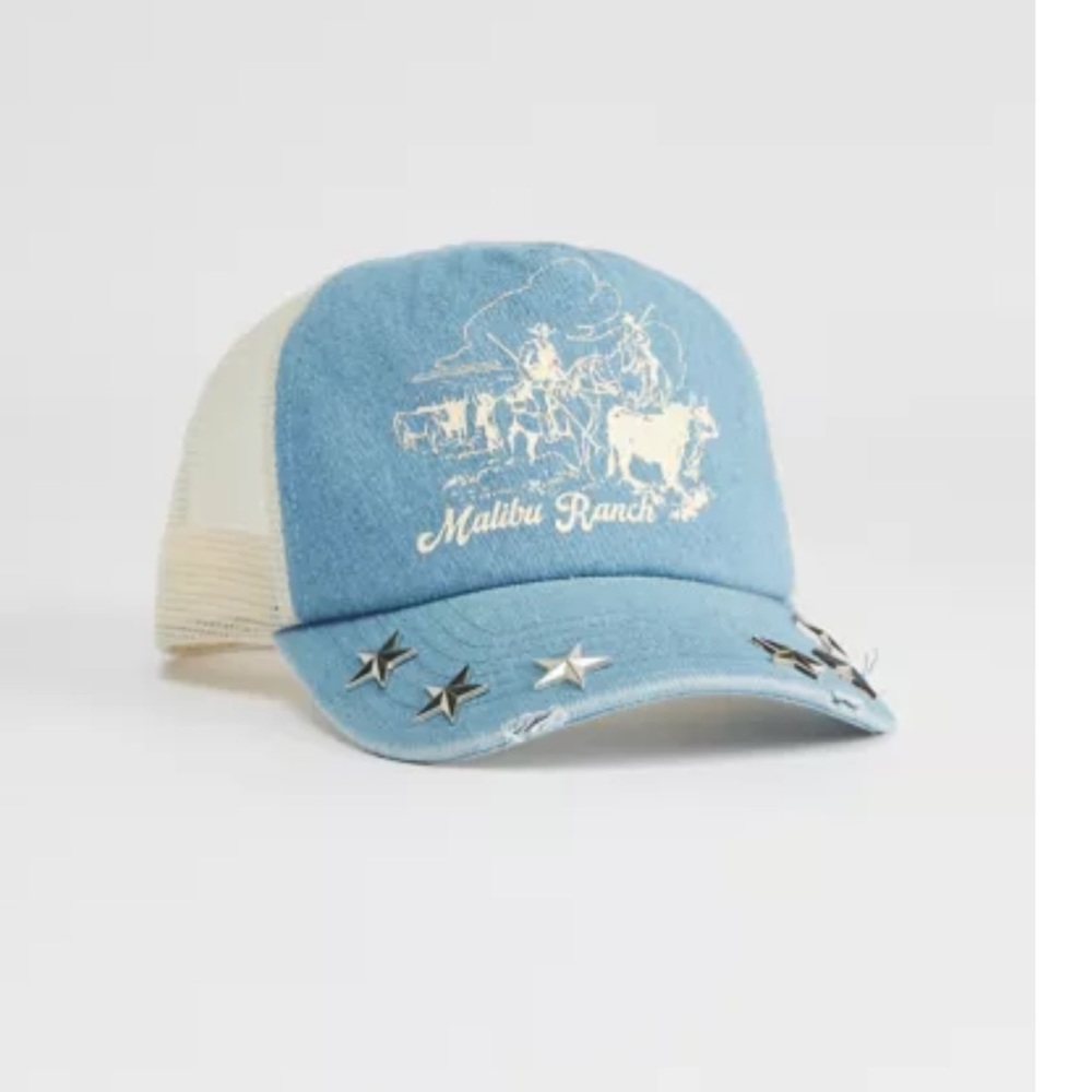 Coney Island Picnic Malibu Ranch Denim Trucker Hat